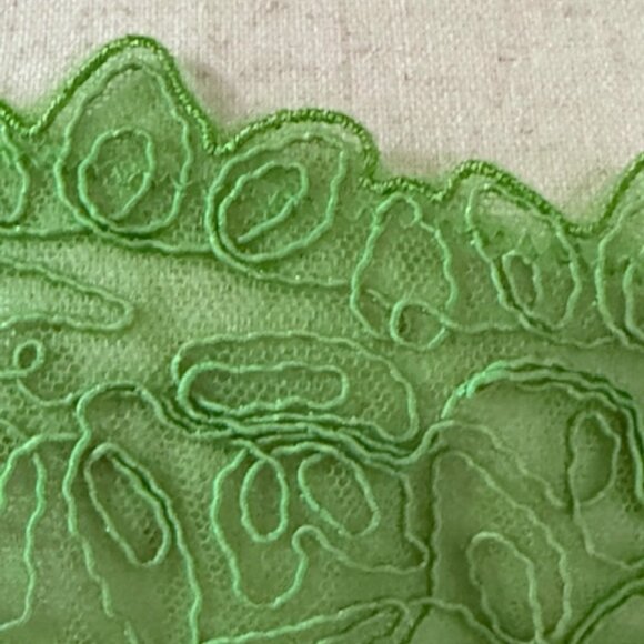 Bluebella Audrey Sheer Lace Non Padded Balcony Underwired Bra In Green 34D NWT - Picture 4 of 15